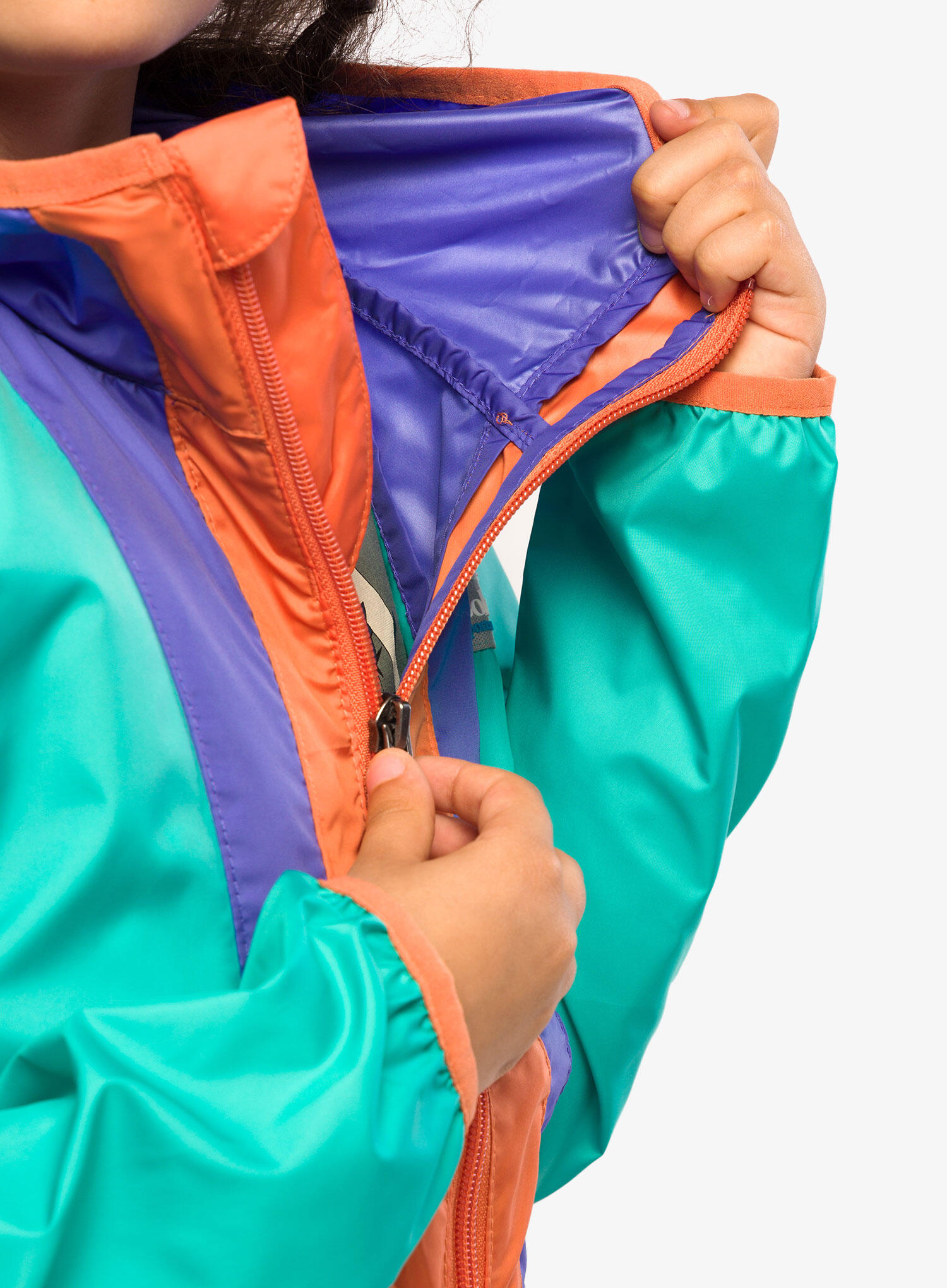 Kurtka wiatrówka dziewczęca Columbia Back Bowl Hooded Windbreaker 7/7