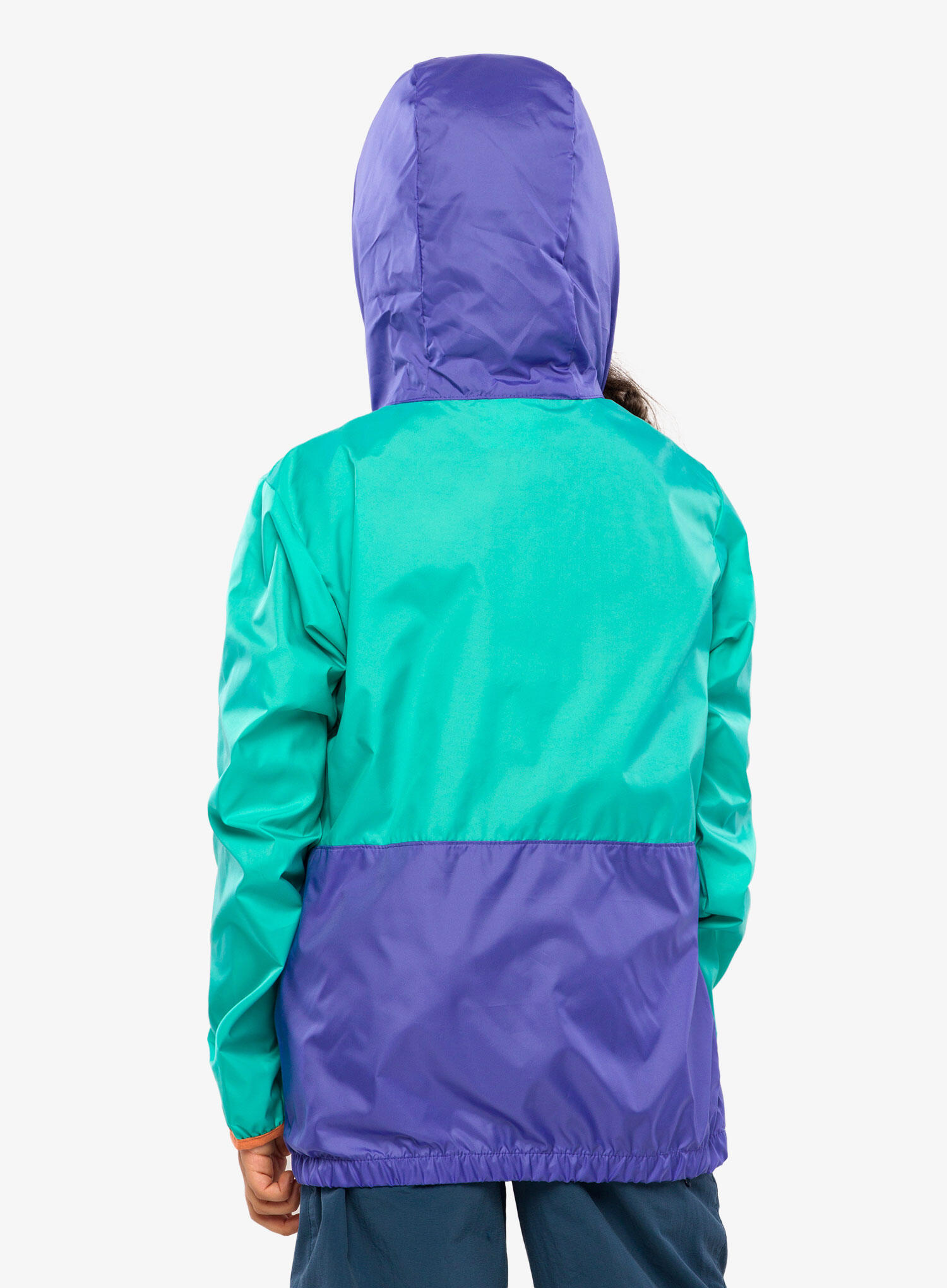 Kurtka wiatrówka dziewczęca Columbia Back Bowl Hooded Windbreaker 4/7