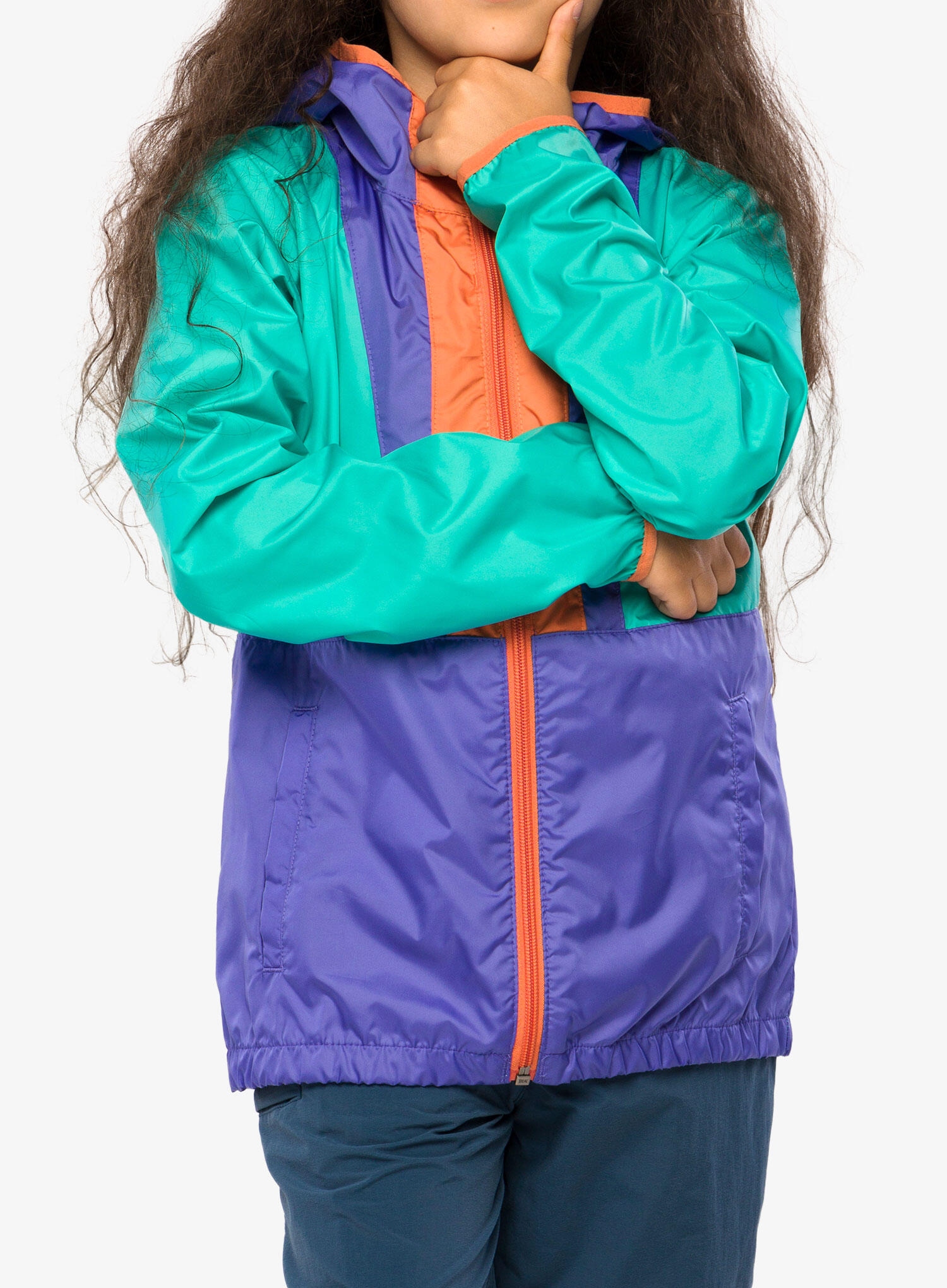 Kurtka wiatrówka dziewczęca Columbia Back Bowl Hooded Windbreaker 6/7