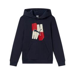 Sweat à capuche Puma modèle 686897-75 pour unisexe enfants