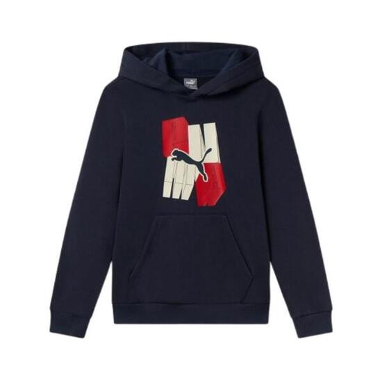 Sweat à capuche Puma modèle 686897-75 pour unisexe enfants