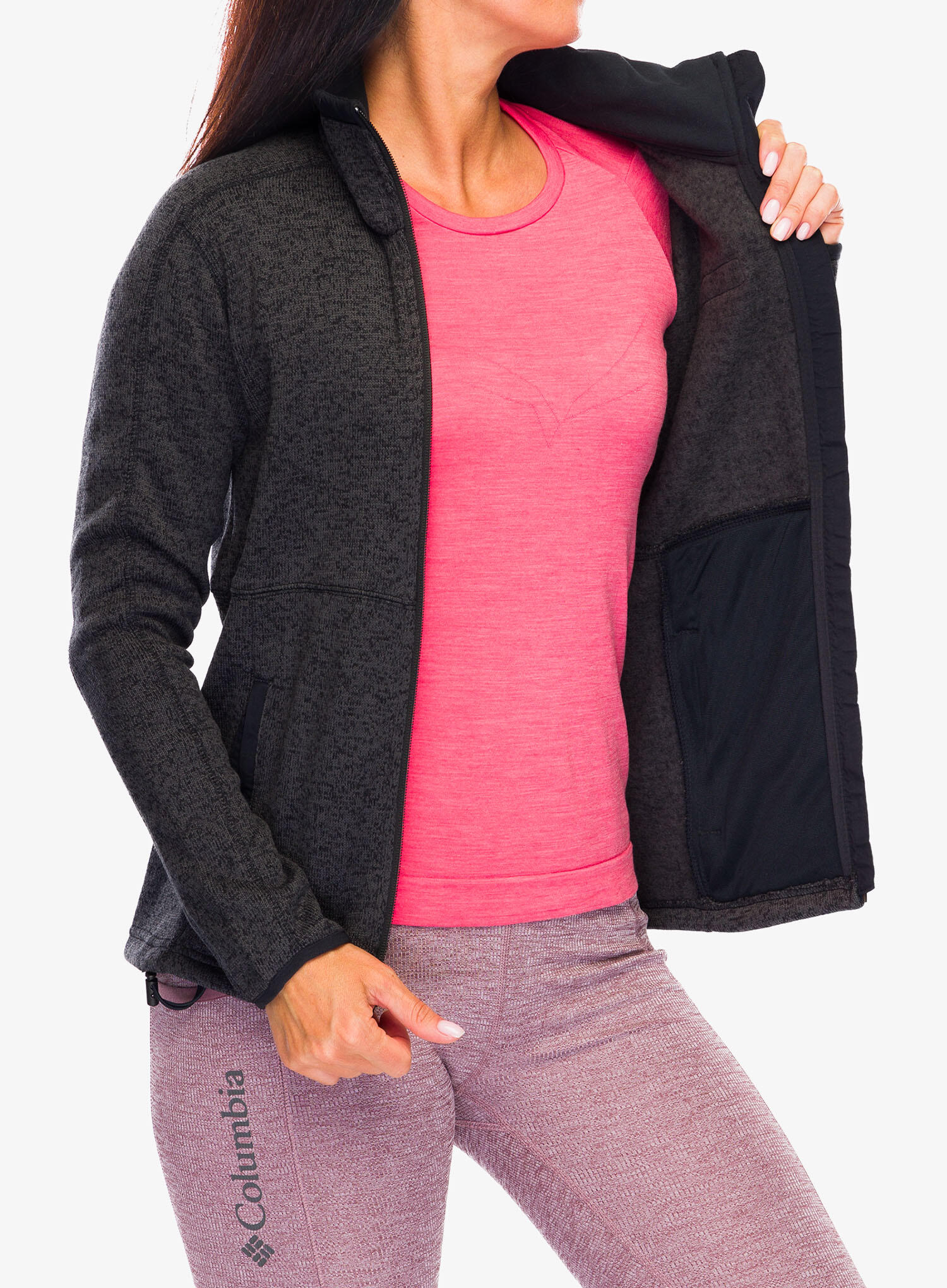 Bluza polarowa damska Columbia Sweater Weather Full Zip 4/7