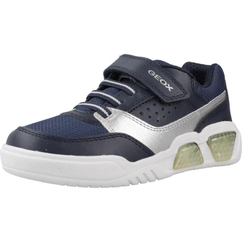 Tenisówki Geox Model J Illuminus Boy Kolor Niebieski