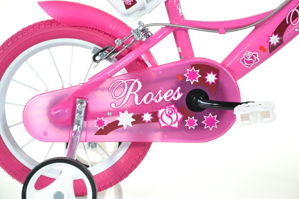 Rower dziecięcy SCH ROSES 14″ z akcesoriami