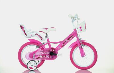 SCH ROSES 12″. bicicletta per bambini. con accessori