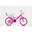 SCH ROSES 14″, vélo pour enfants, avec accessoires
