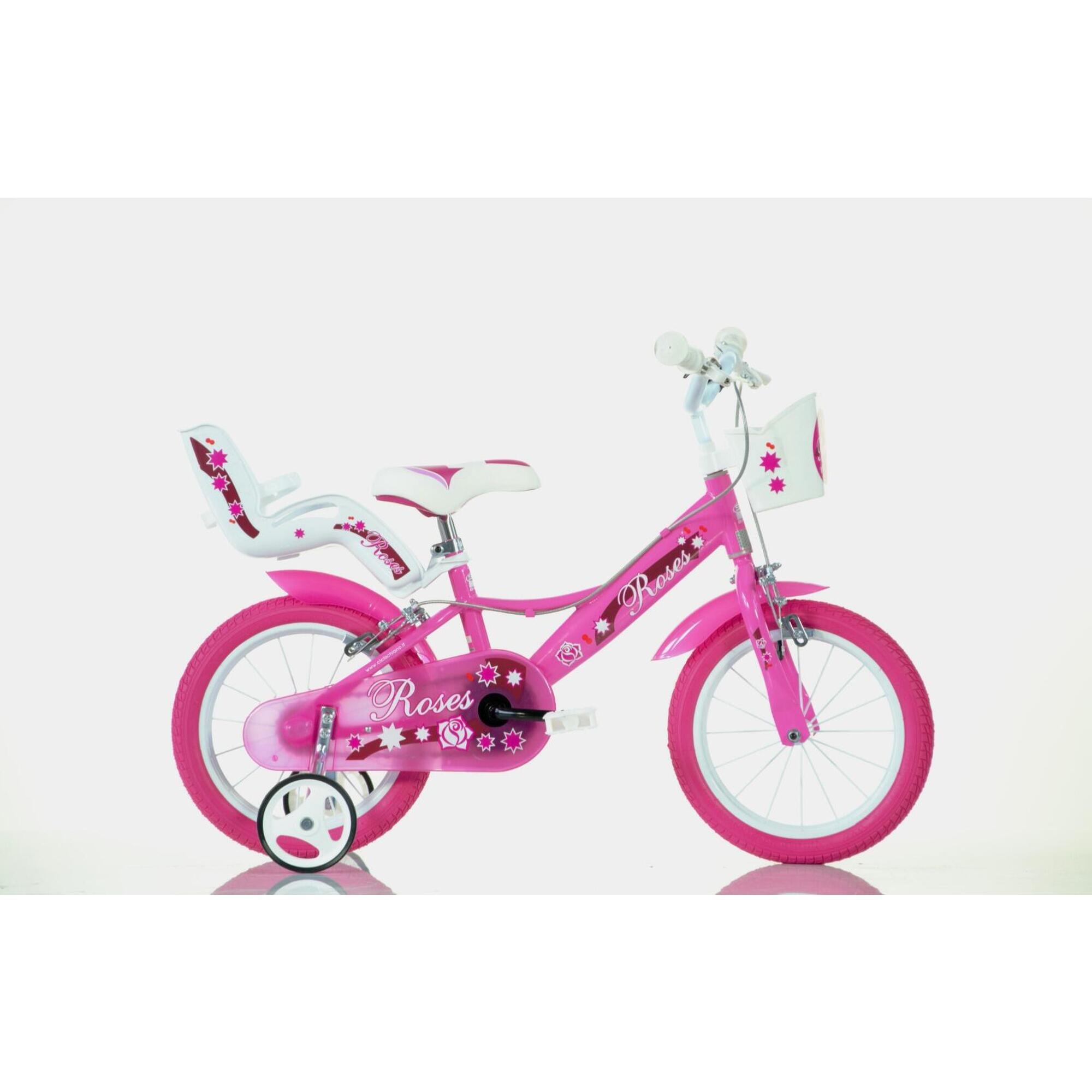 SCH ROSES 14′′, bicicleta para crianças, com acessórios