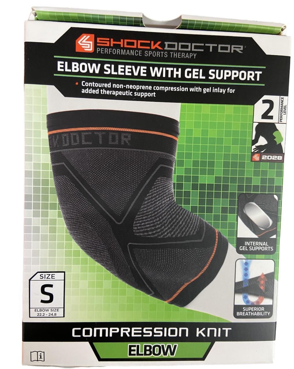 ダルクスポーツ Elbow Sleeves Shock Doctor Elbow Compression Sleeve Support Gel Recovery Support