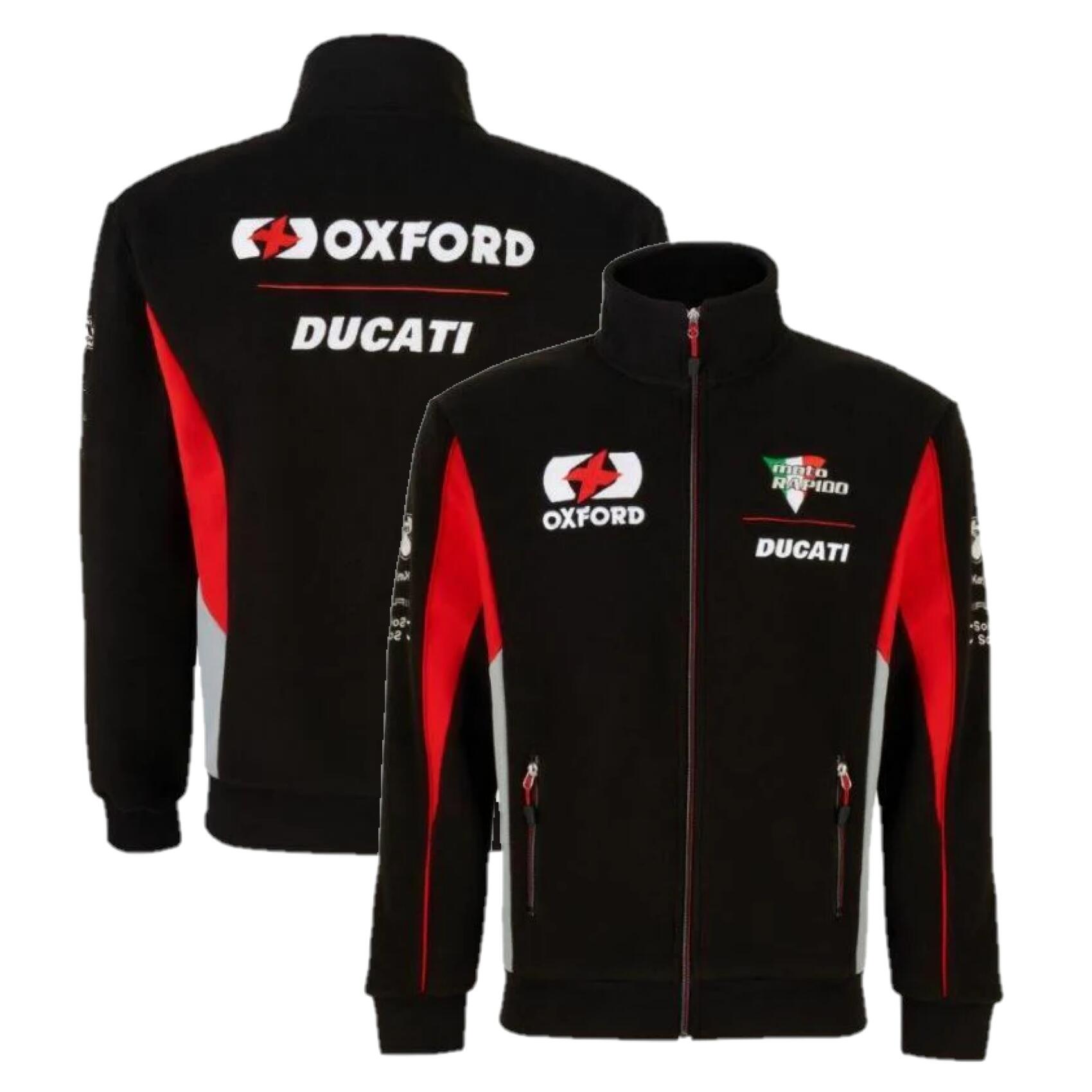 DUCATI Ducati Racing Men's Jacket Moto GP Oxford Moto Rapido Full Zip