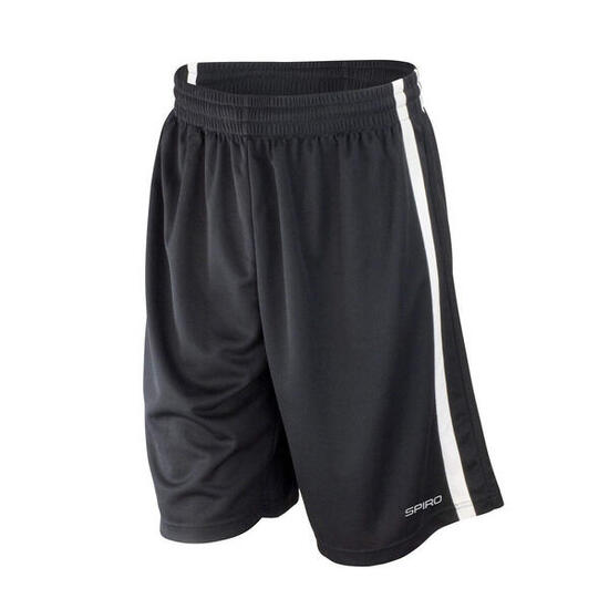 Short De Basket Homme (Noir / Blanc)