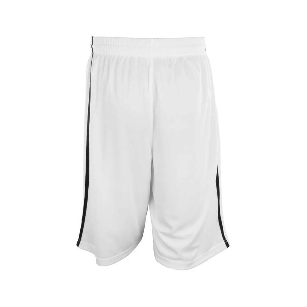 Short De Basket Homme (Blanc / Noir) 2/2
