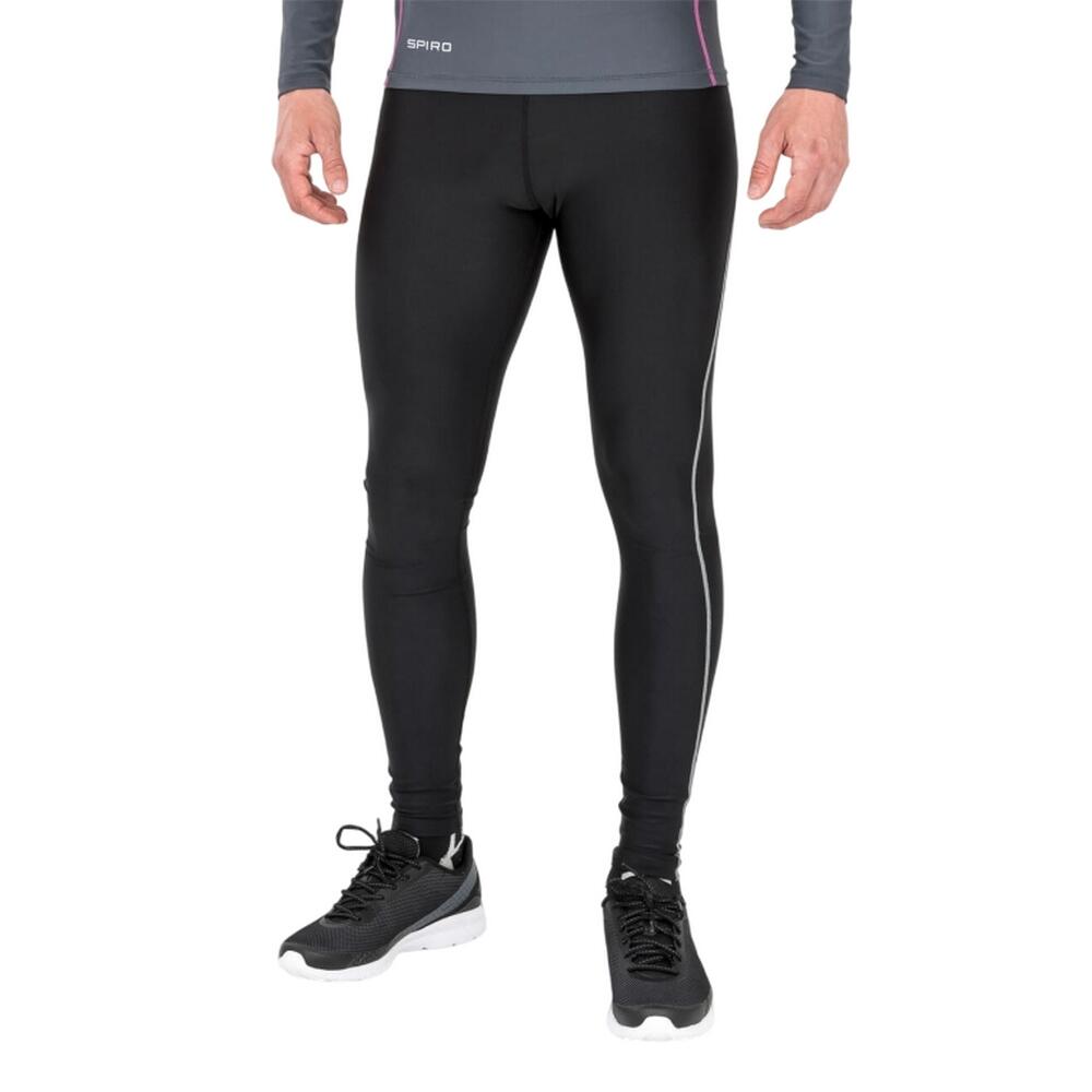 Mens Bodyfit Base Layer Bottoms (Black)