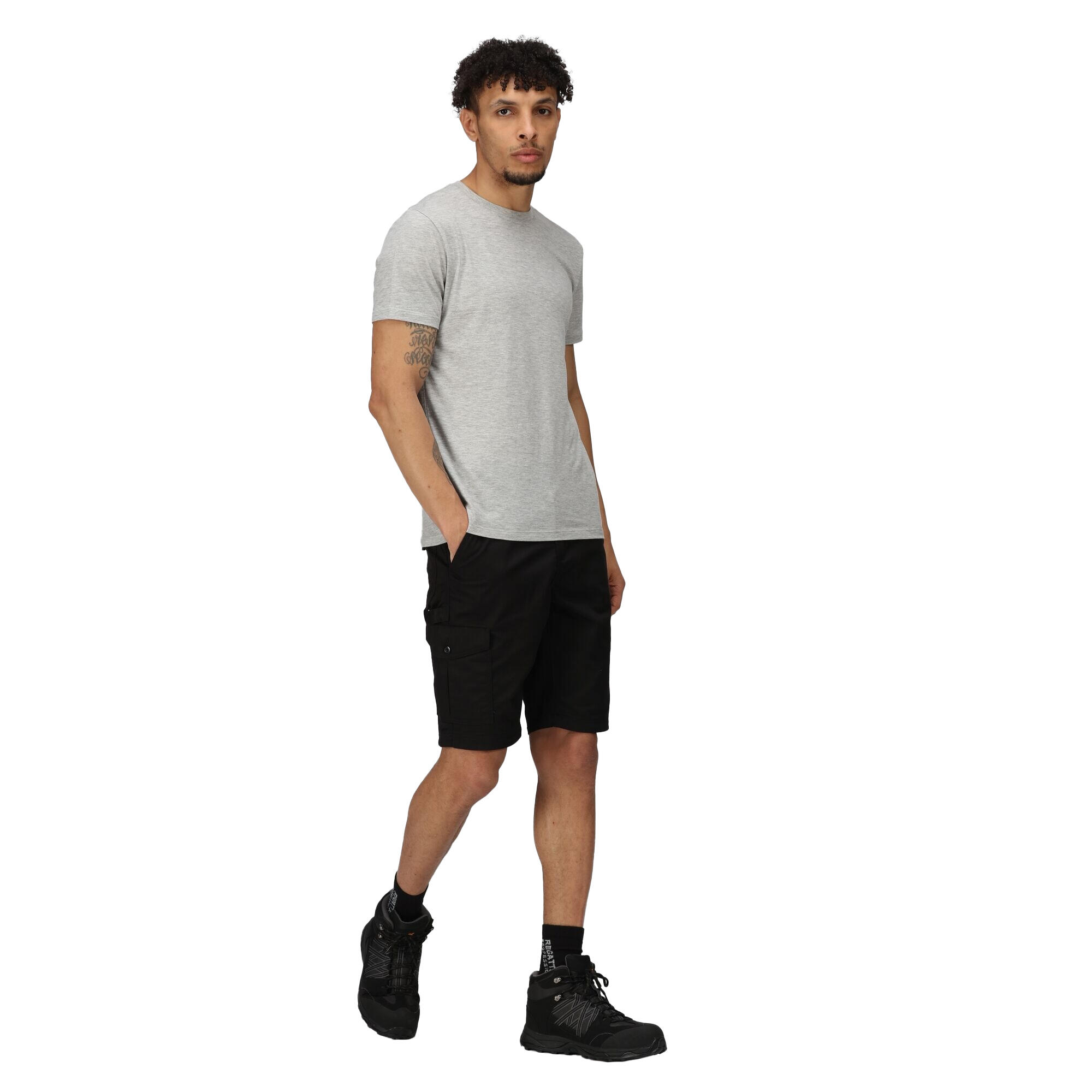 Short À Poches PRO Homme (Noir) 3/4