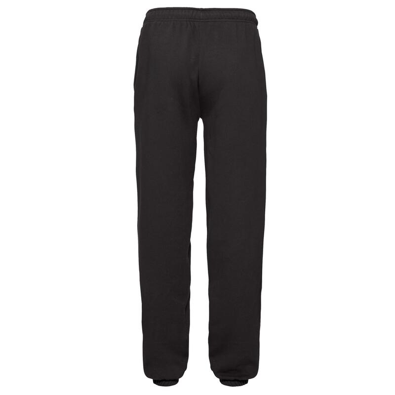 Heren Joggingbroek met elastische zoom (Zwart)