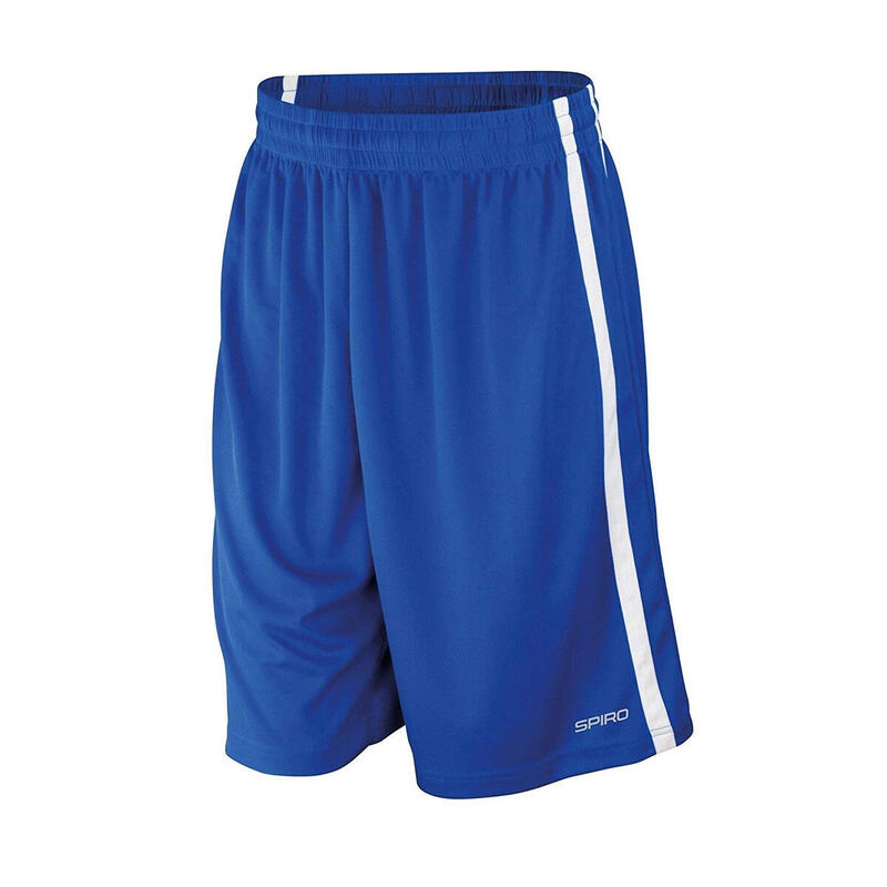 Short De Basket Homme (Bleu Roi / Blanc)