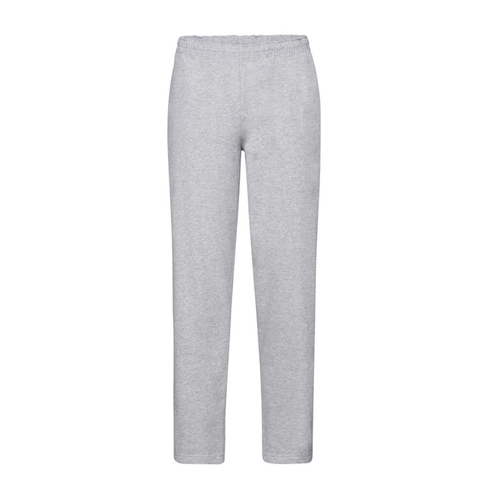 Mens Classic Open Hem Jogging Bottoms (Heather Grey)