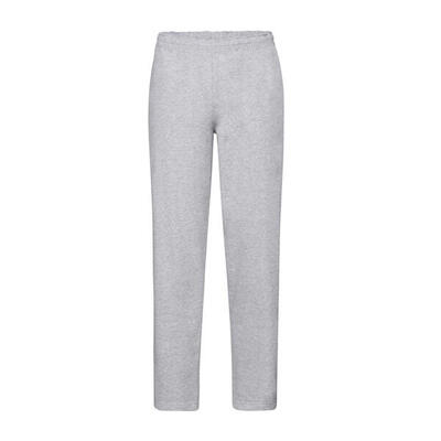 Pantaloni Da Jogging Orlo Aperto Uomo Fruit Of The Loom Classic Grigio Erica
