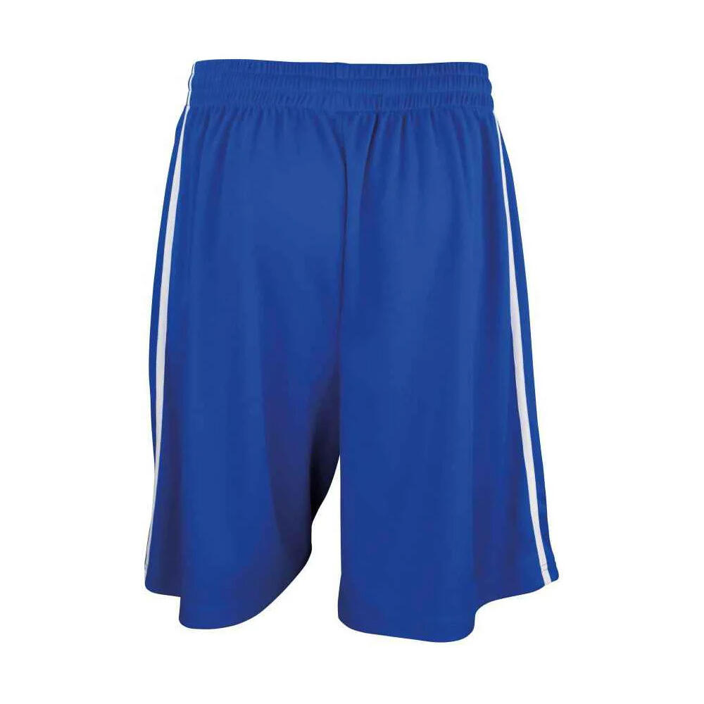 Short De Basket Homme (Bleu Roi / Blanc) 2/2