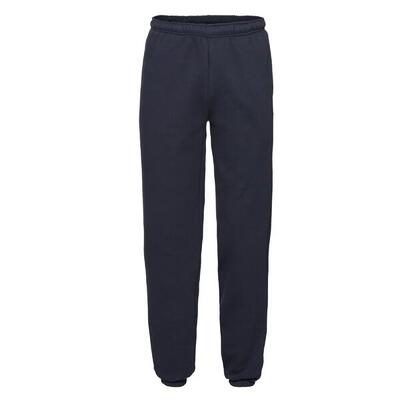 Pantaloni Da Jogging Orlo Elasticizzato Uomo Fruit Of The Loom Nero