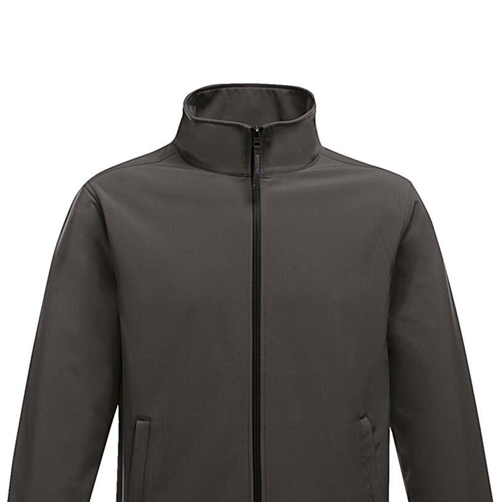 Chaqueta Softshell Ablaze Printable para Mujer Gris Seal, Negro 2/3