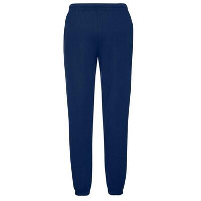 Pantaloni Da Jogging Risvolto Elasticizzato Uomo Fruit Of The Loom Classic Blu
