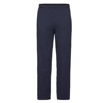 Pantaloni Da Jogging Orlo Aperto Adulto Unisex Fruit Of The Loom Grigio Erica