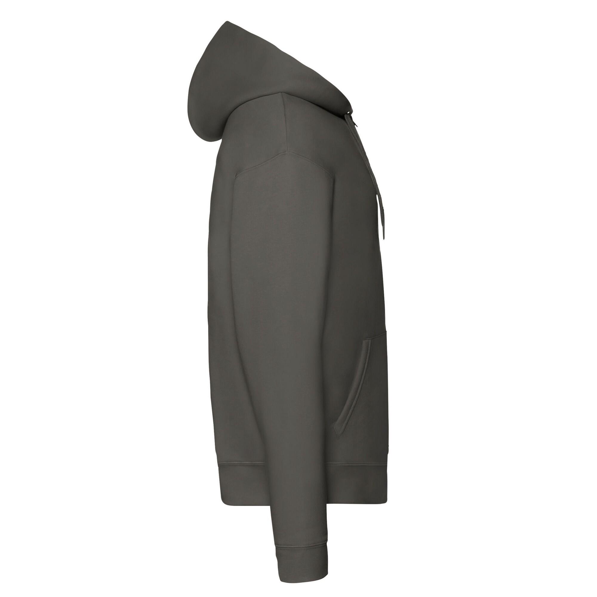 Sudadera con Cremallera Premium para Hombre Carbón 3/3
