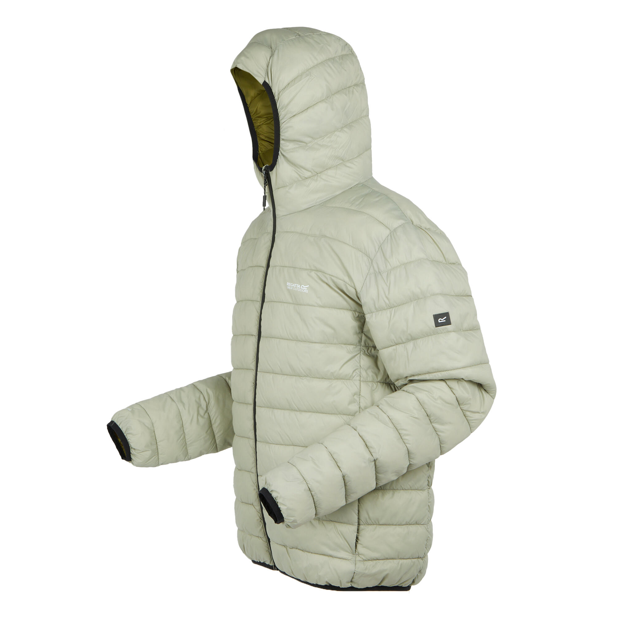 Veste Matelassée MARIZION Homme (Blanc Cassé / Vert Néphrite) 3/4