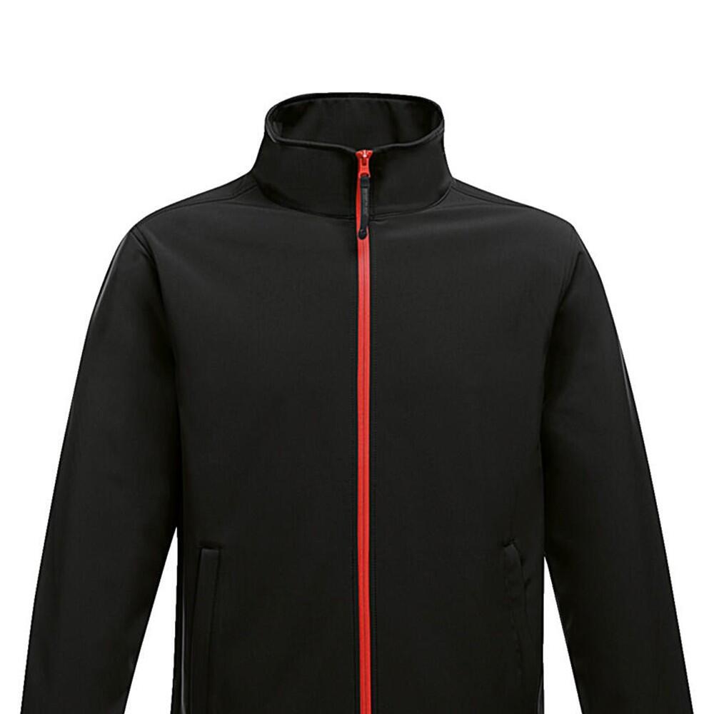 "Ablaze Printable" Softshelljacke für Damen Schwarz/Rot 2/3
