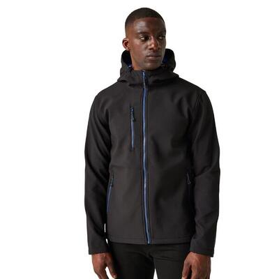 Heren navigate dubbellaags soft shell jacket met capuchon (lichtgroen)