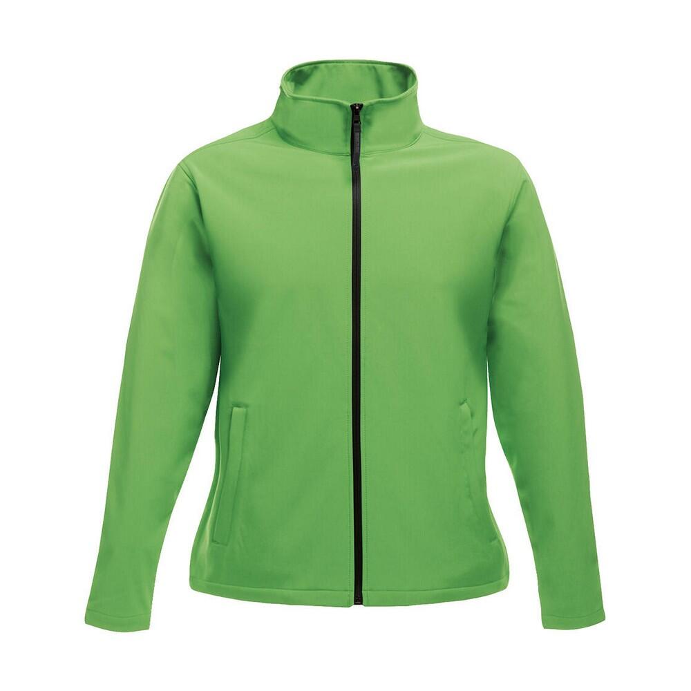 REGATTA Dames Ablaze bedrukbare Soft Shell jas (Extreem groen/zwart)