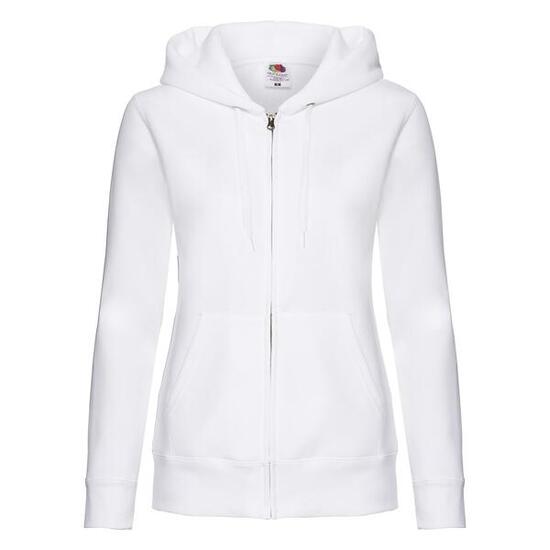 Giacca In Felpa Da Donna Con Cappuccio Donna Fruit Of The Loom Premium Blu Scuro