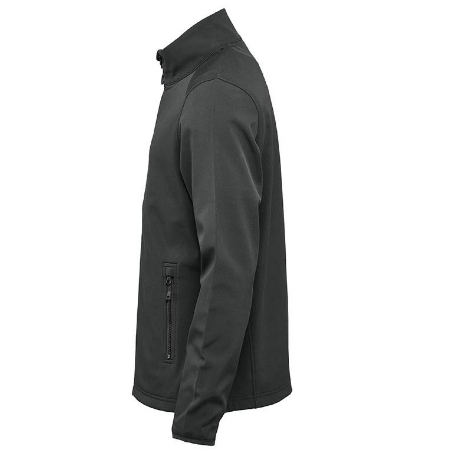 Casaco de concha macia masculina Narvik (Preto) 3/4