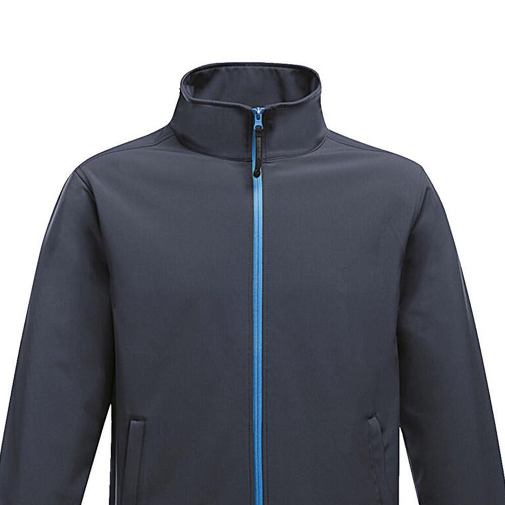 Veste Softshell ABLAZE PRINTABLE Femme (Bleu Marine / Bleu) 2/3