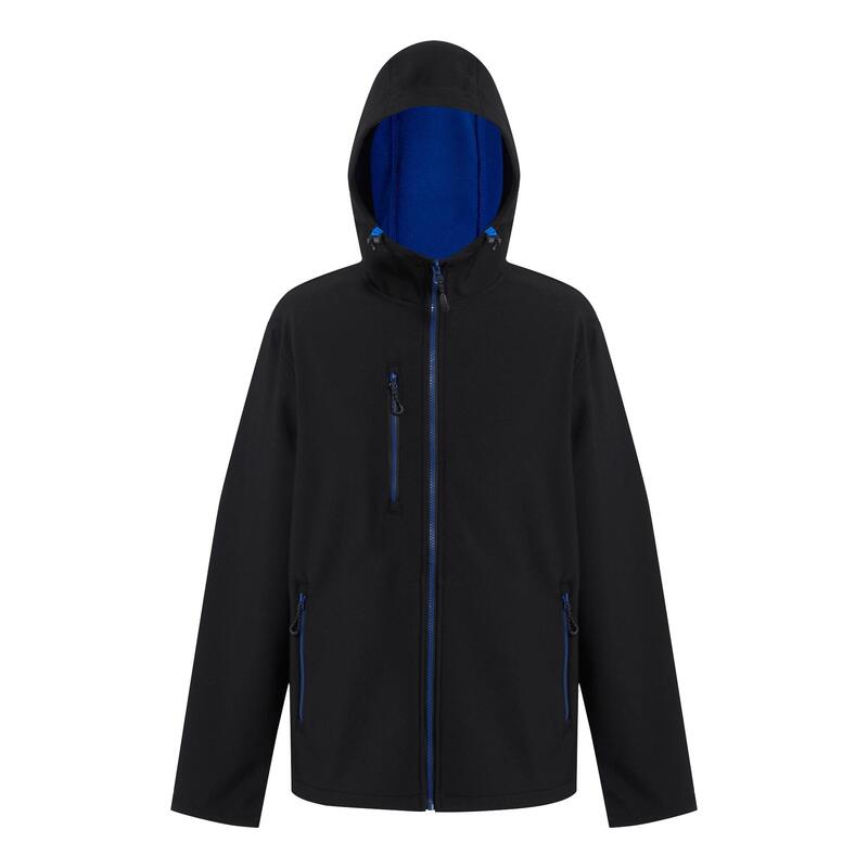 Jacheta Soft Shell Drumeții În Natură Regatta Navigate Cu Glugă Bărbați