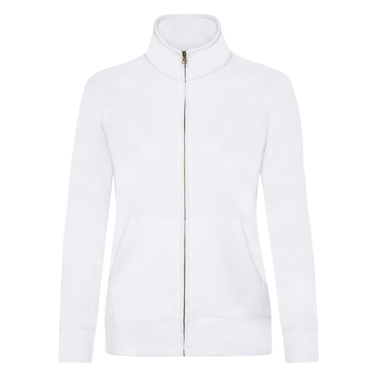 FRUIT OF THE LOOM Casaco de treino Premium para senhora/senhora Branco