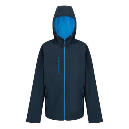 Heren Navigate Dubbellaags Soft Shell Jacket met capuchon (Lichtgroen)