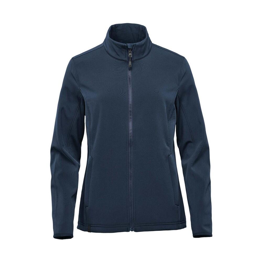 Womens/Ladies Narvik Soft Shell Jacket (Navy Blue)