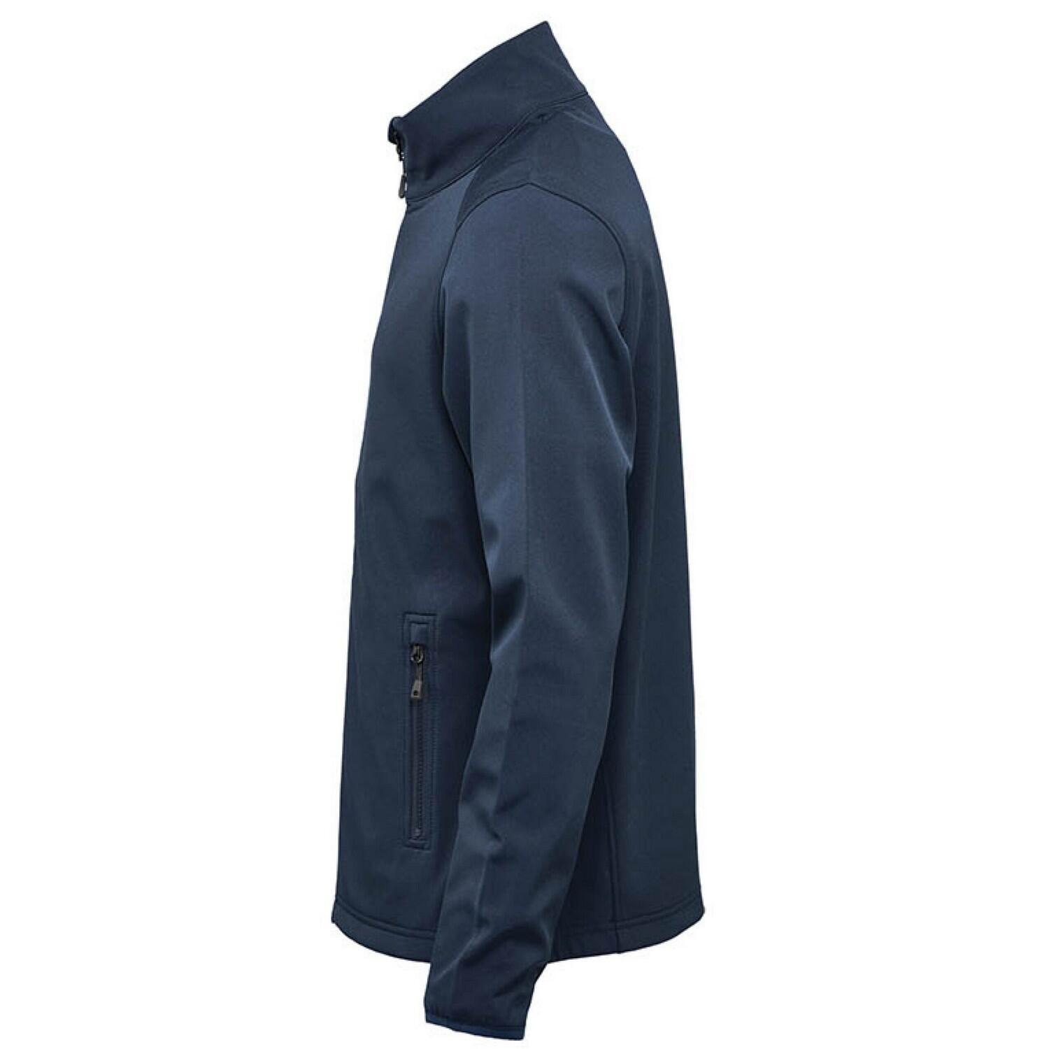 Casaco de concha macia masculina Narvik (Azul Marinho) 3/4