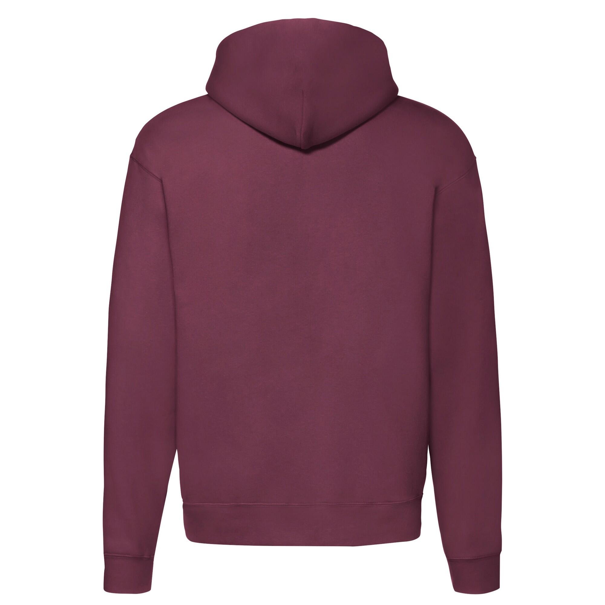 Veste À Capuche PREMIUM Homme (Bordeaux) 2/3