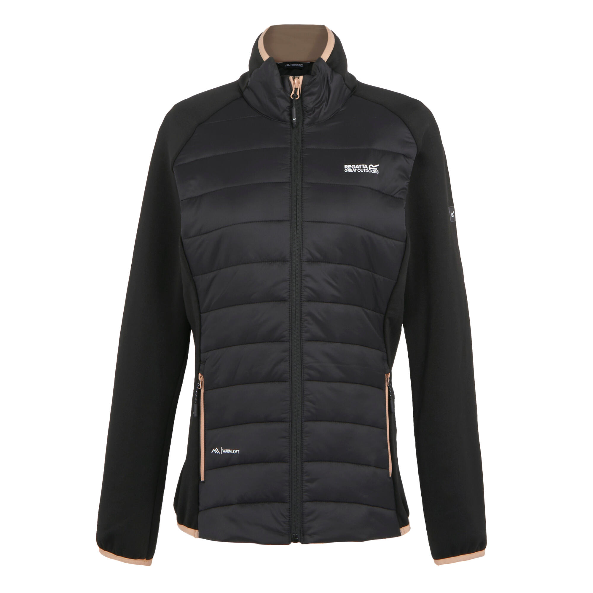 Casaco Clumber V Hybrid para senhora/senhora Preto/Taupe quente