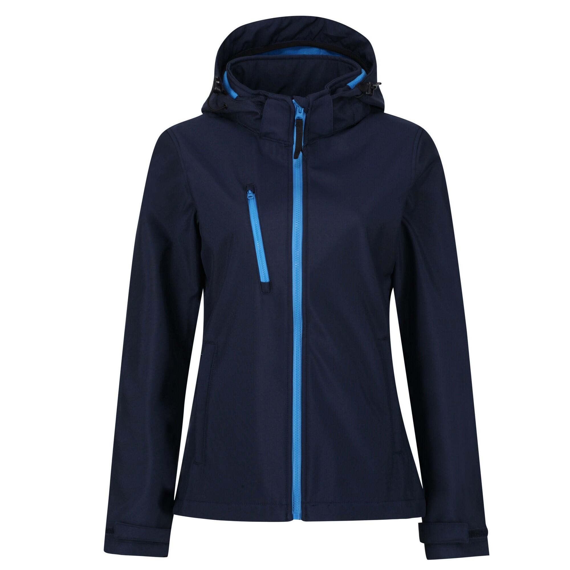 REGATTA Giacca Soft Shell Con Cappuccio Donna Regatta Venturer Blu Navy Blu Francese