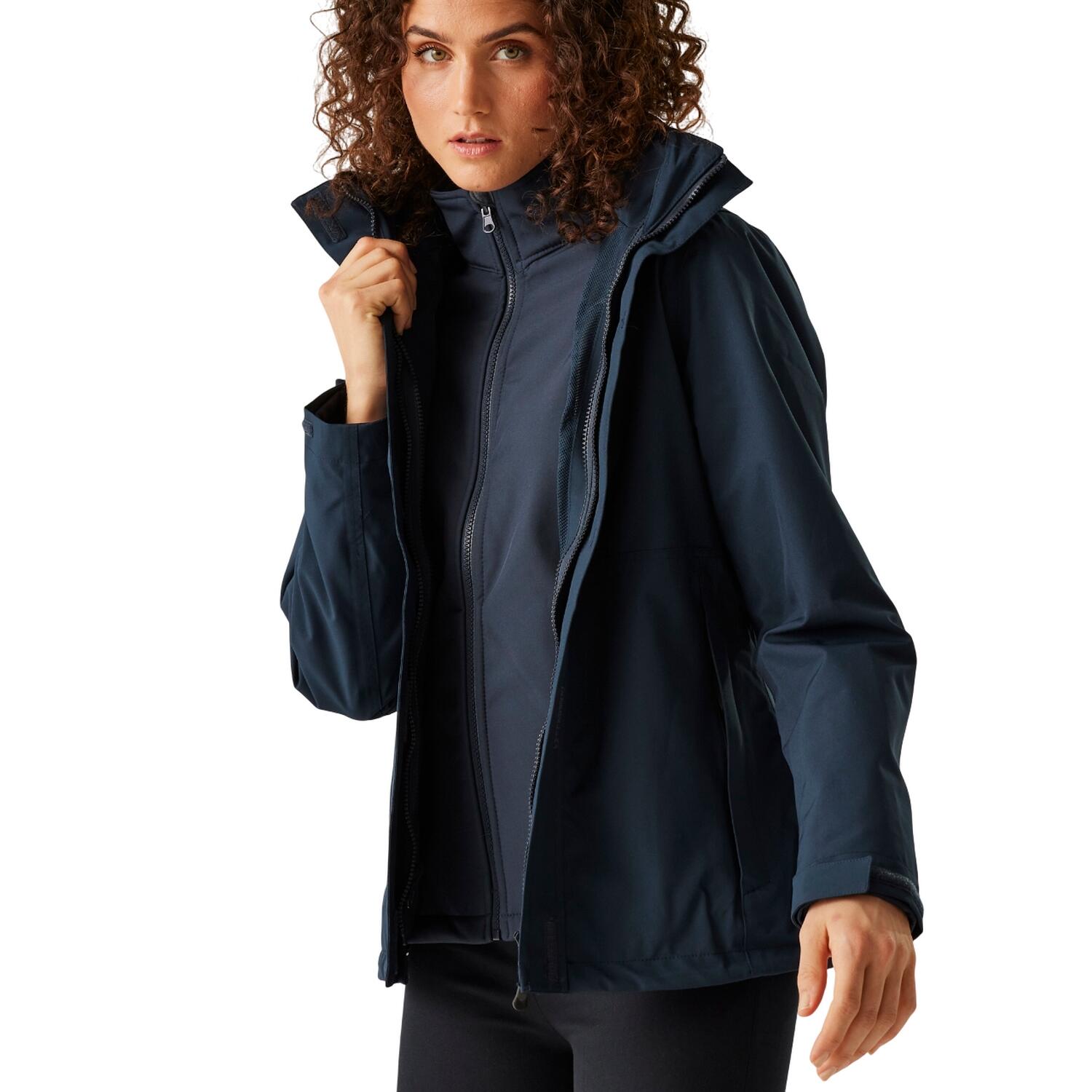 "Kingsley" Jacke 3 in 1 für Damen Marineblau 3/5