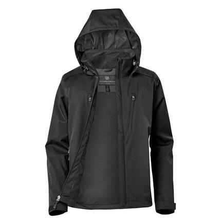Dames Scirocco Lichtgewicht Shell Jas (Zwart)