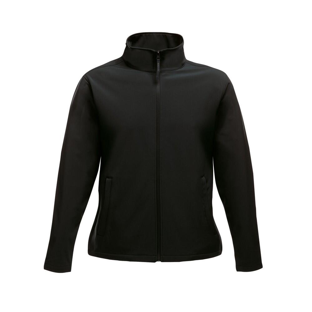 REGATTA Womens/Ladies Ablaze Printable Soft Shell Jacket (Black)