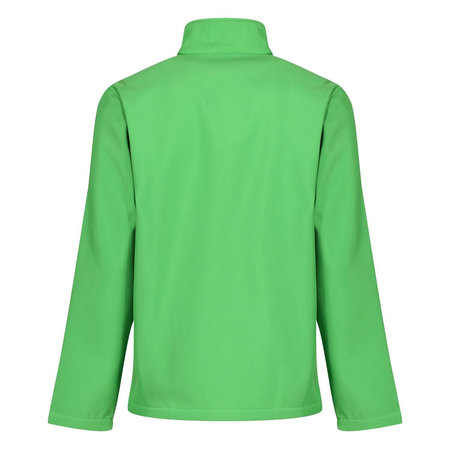 Heren Ablaze Printable Soft Shell Jas (Extreem groen/zwart) 2/5