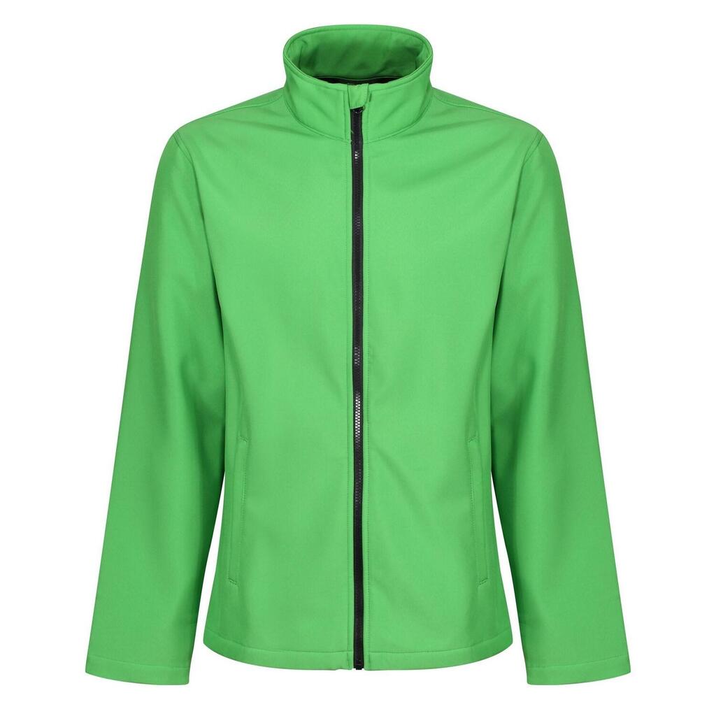 Mens Ablaze Printable Soft Shell Jacket (Extreme Green/Black)