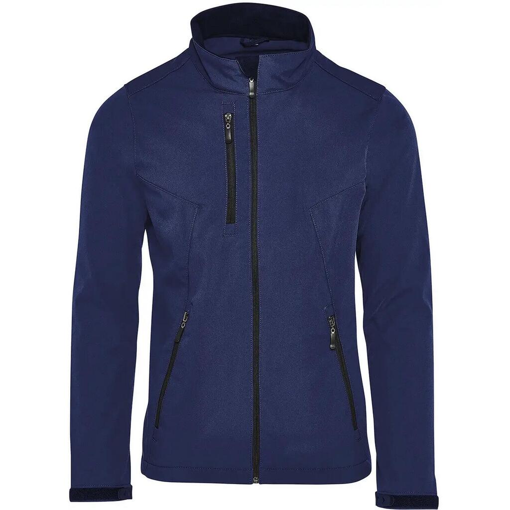 Mens Sig Tagless Soft Shell Jacket (Navy)