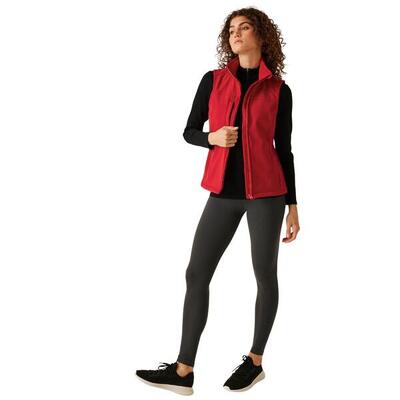 Dames flux softshell gilet (zwart)