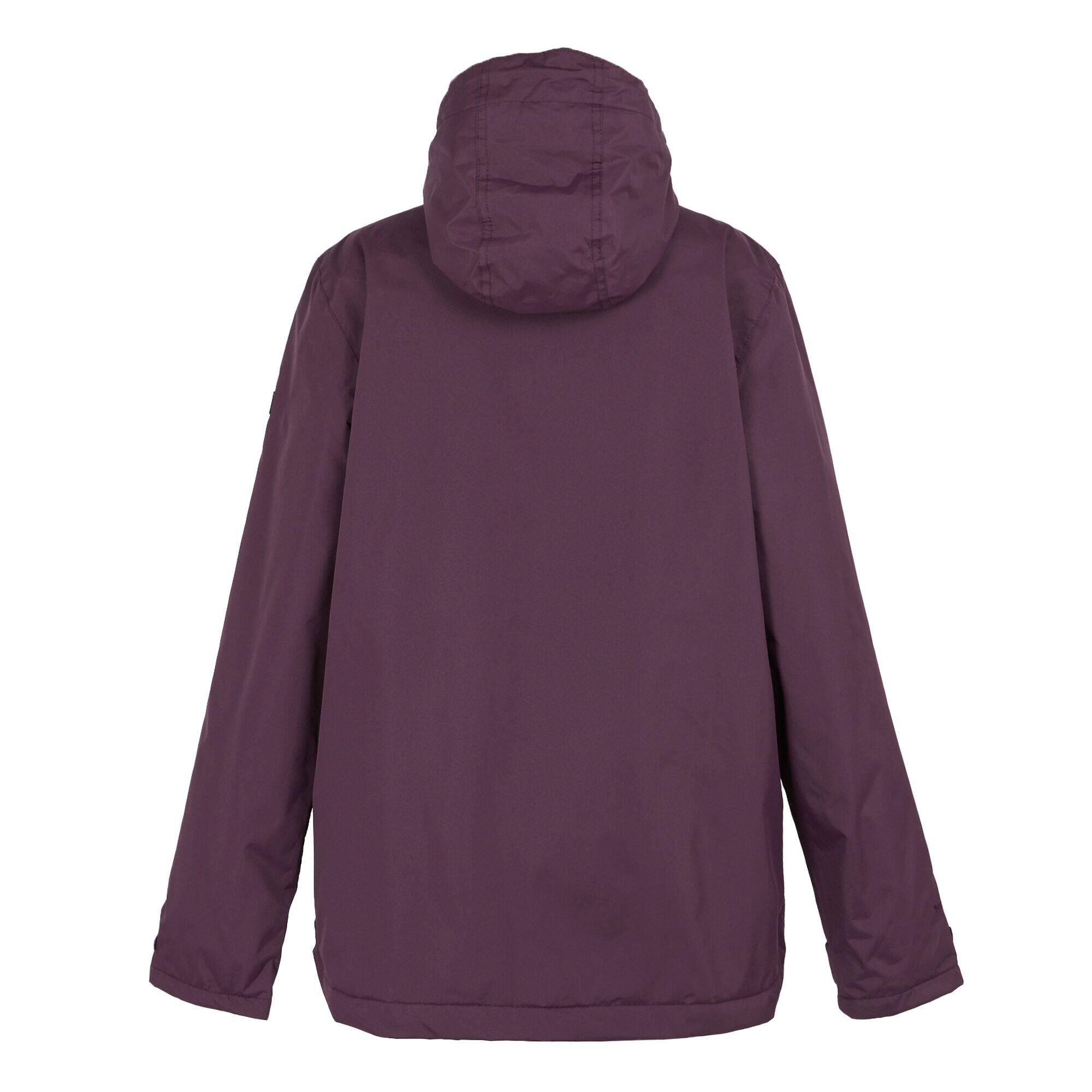 Womens/Ladies Broadia Waterproof Jacket (Deep Plum) 2/4